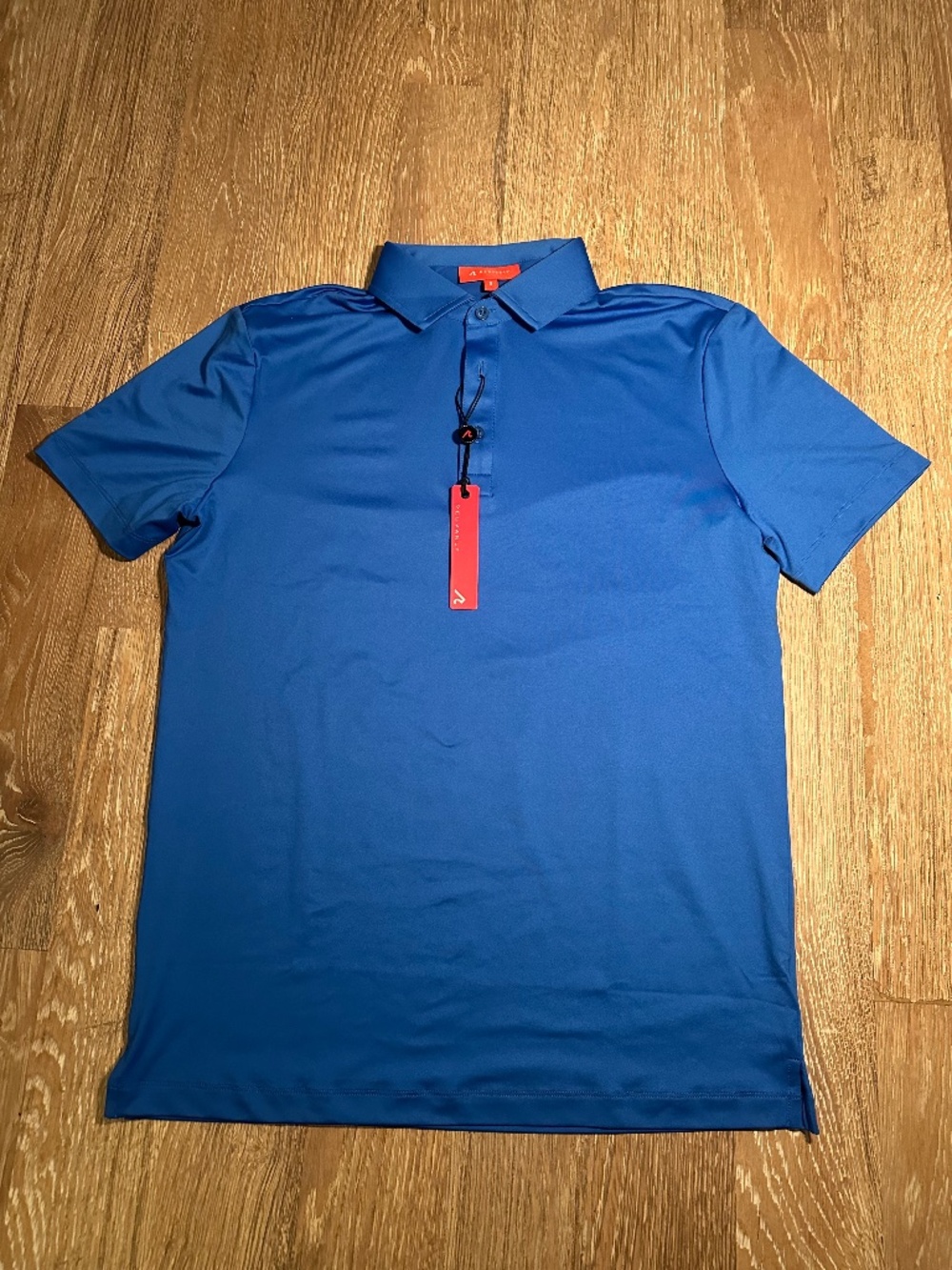 NWT REDVANLY Alpine Golf Polo Shirt Mens Size Small Marine Blue Performance $95